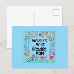 Die Phantastischste Mama der Welt Postkarte
