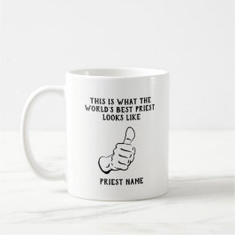 Die Phantastischste Nummer eins der Funny Priest G Kaffeetasse