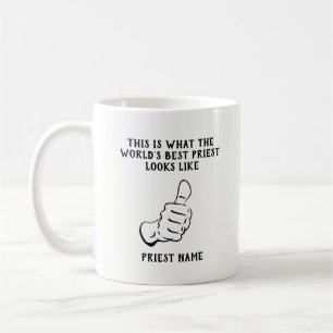 Die Phantastischste Nummer eins der Funny Priest G Kaffeetasse