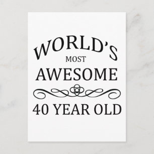 Die Phantastischsten 40 Jahre der Welt Postkarte