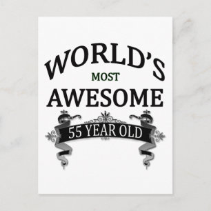 Die Phantastischsten 55 Jahre der Welt Postkarte