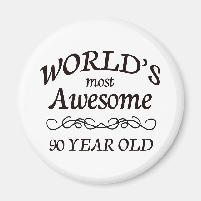 Die Phantastischsten 90 Jahre der Welt Magnet (Vorne)