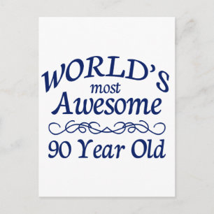 Die Phantastischsten 90 Jahre der Welt Postkarte