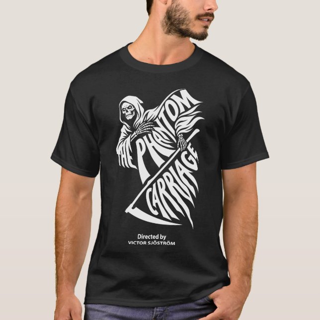 Die Phantomkutsche 1921 Stummfilm T-Shirt (Vorderseite)