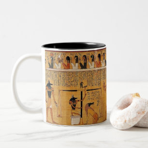 Die Pharaos von altes Ägypten-Kunst Zweifarbige Tasse