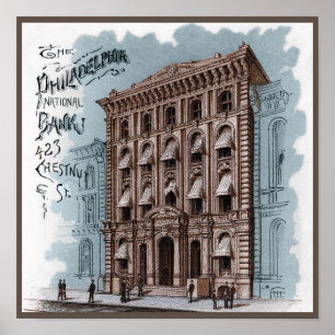Die Philadelphia National Bank Poster