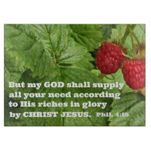 Die Philippinen 4:19 Aber mein Gott wird all deine Schneidebrett