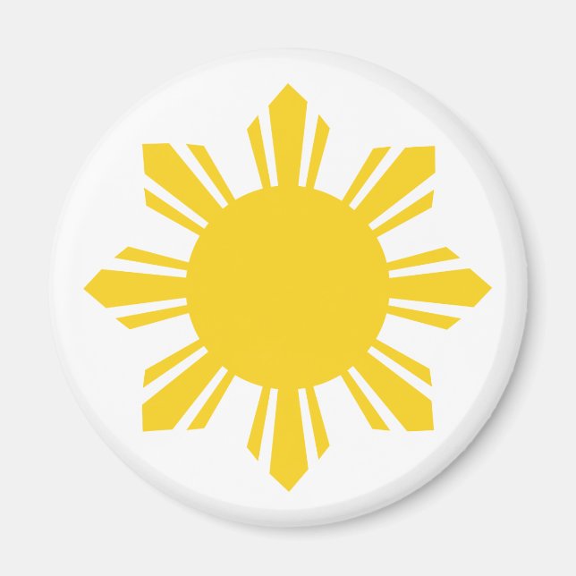 die Philippinen ernteten Sonne, Philippinen Magnet (Vorne)