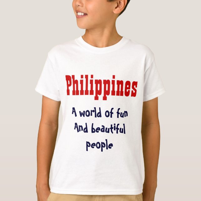 Die philippinischen Kindersoldaten-T - Shirt (Vorderseite)