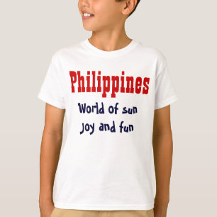 Die philippinischen Slogan-T - Shirt