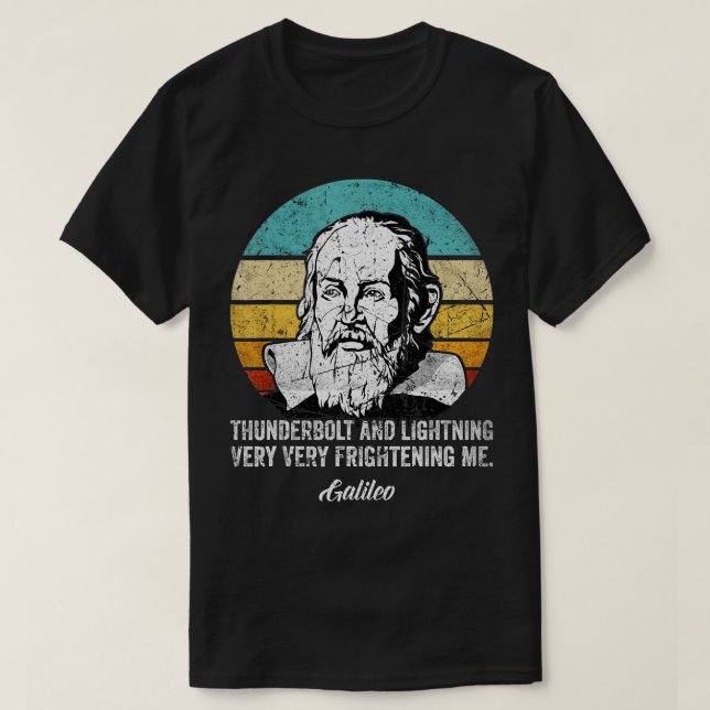 Die Physik eines hundertfüßigen Galileo-Philosophe T-Shirt (Design vorne)
