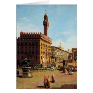 Die Piazza della Signoria in Florenz
