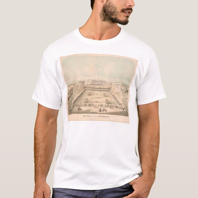Die Piazza, Portsmouth-Quadrat, S.F. (1335A) T-Shirt (Vorderseite)