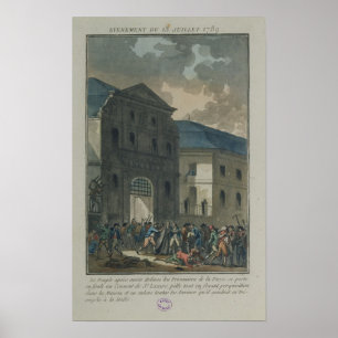 Die Pillage des Klosters Saint-Lazare Poster