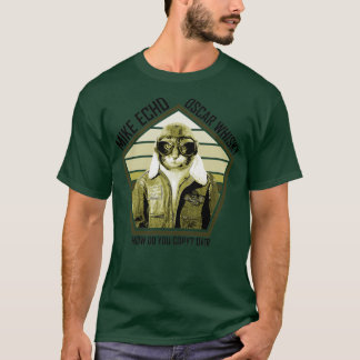 Die Pilot-Katze (2) T-Shirt