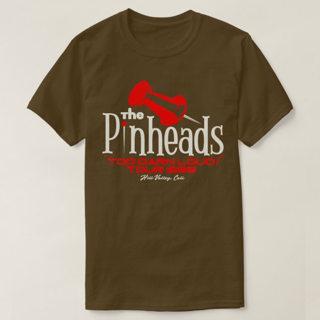 Die Pinheads zu Darn Loud Tour 1985 T-Shirt (Design vorne)