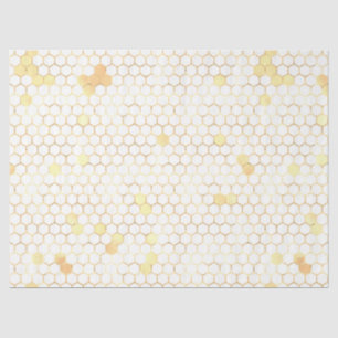 Die Pink und Gold Bee Serie Design 6 Seidenpapier