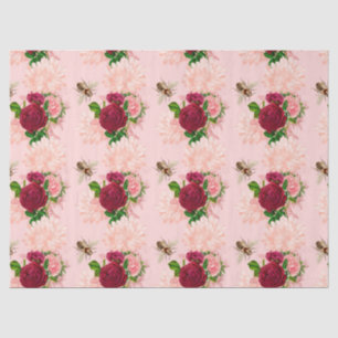 Die Pink und Gold Biene Serie Design 17 Tissue Pap Seidenpapier