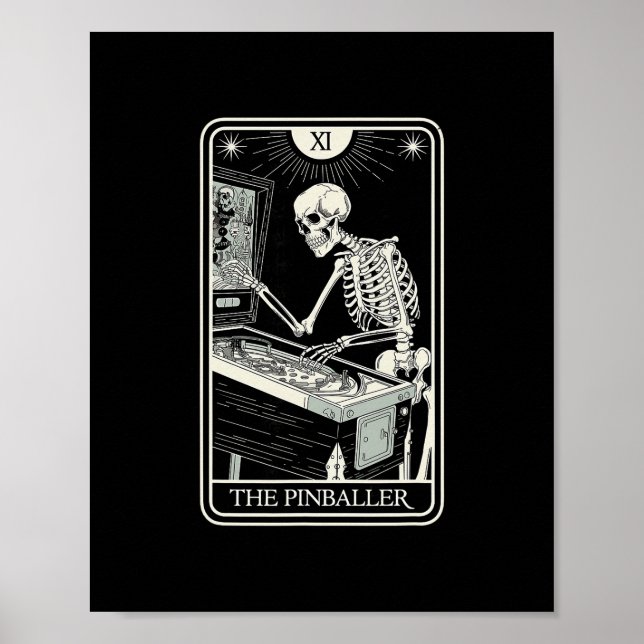 Die Pinller Tarot Karte  Poster (Vorne)