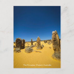 Die Pinnacles, Western Australien Postkarte