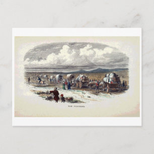 Die Pioniere Vintag drucken Postkarte