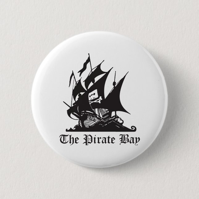 Die Piraten-Bucht Button (Vorderseite)