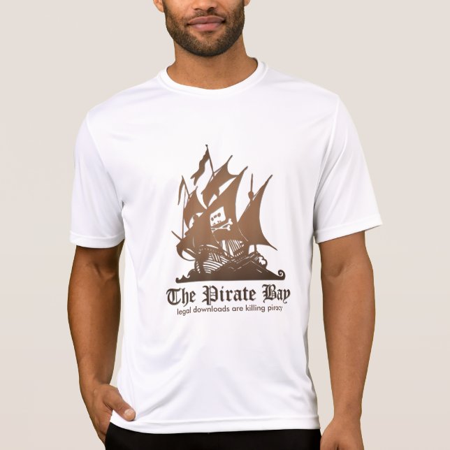 Die Piraten-Bucht - legales Download töten T-Shirt (Vorderseite)