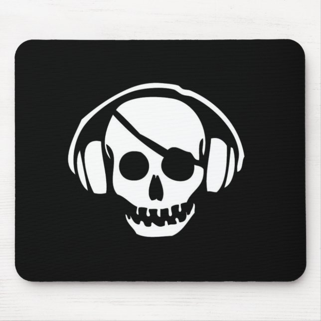 Die Piraten-Bucht-Musik Pirater Mousepad (Vorne)