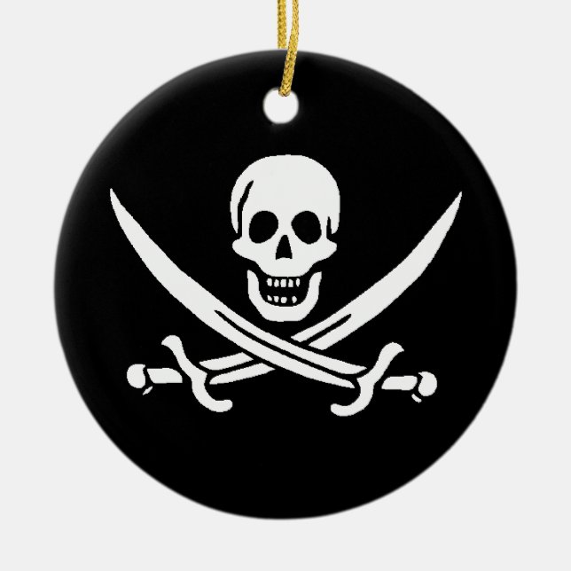 Die Piraten sind � - Keramik Ornament (Vorne)