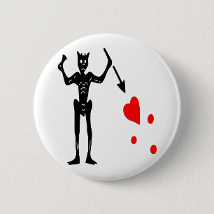 Die Piratenflagge Button