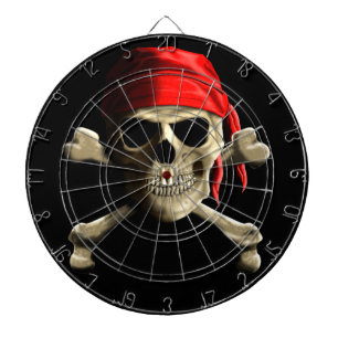 Die Piratenflagge Dartscheibe