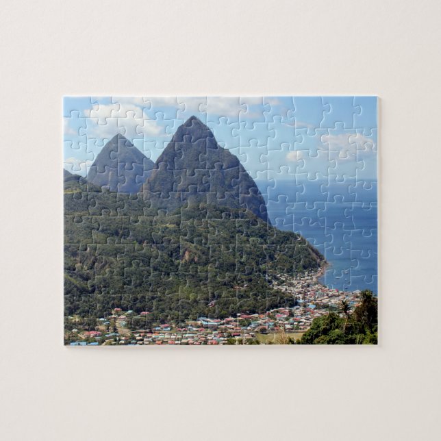 Die Pitons und das Soufriere Puzzle (Horizontal)