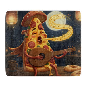 Die Pizza-Karte Schneidebrett