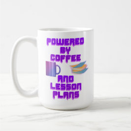 Die Pläne für Kaffee und Lektion Kaffeetasse