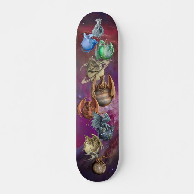 Die Planeten-Drachen Skateboard (Vorne)