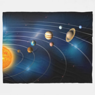 DIE PLANETEN FLEECEDECKE