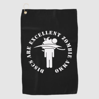 Die Platten sind ausgezeichnete Zombie Ammo Disk G Golfhandtuch