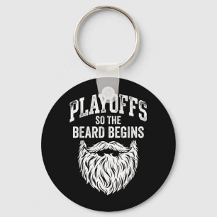 Die Playoffs Der Bart Beginnt Eishockeyliebhaber Schlüsselanhänger