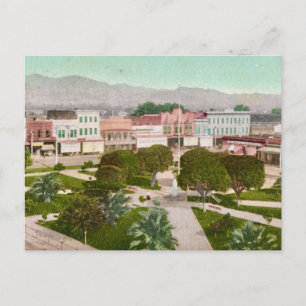 Die Plaza Healdsburg CA Vintage-Postkarte Postkarte