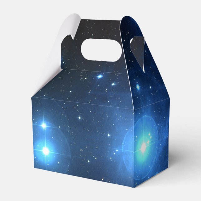 Die Pleiades, Star Cluster Geschenkschachtel (Rückseite)