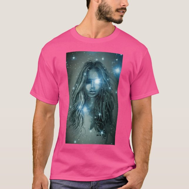 Die Pleiadische Himmelsversion T-Shirt (Vorderseite)