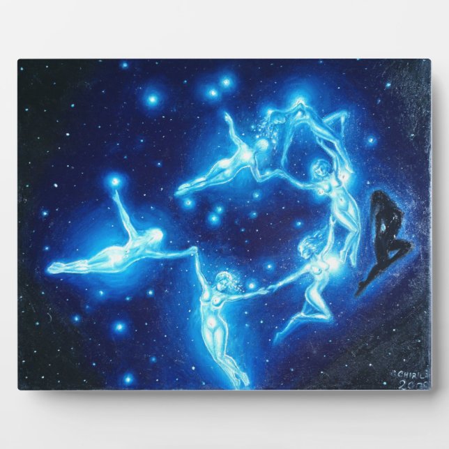 Die Pleiads oder die sieben Schwestern, Fotoplatte (Vorderseite)