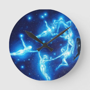 Die Pleiads Runde Wanduhr