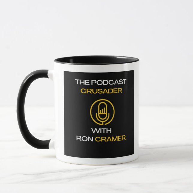 Die Podcast-Kreuzfahrer-Tasse Tasse (Links)