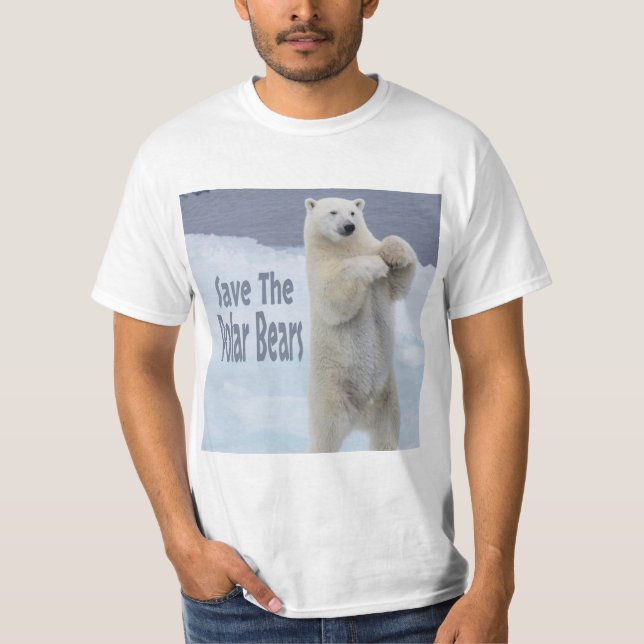 Die Polarbären gerettet T-Shirt (Vorderseite)