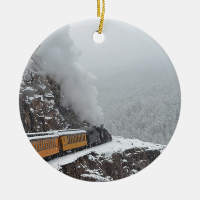 Die polaren Eilrunden die Biegung Keramikornament (Vorne)