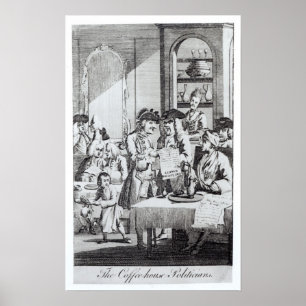 Die Politiker des Kaffeehauses Poster