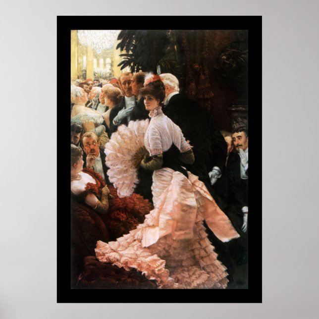 Die politische Lady von James Tissot Poster (Vorne)