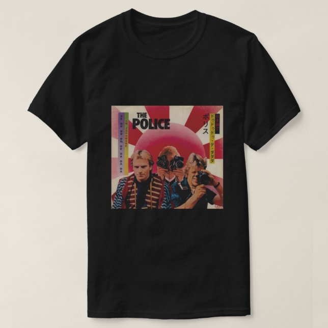 Die Polizei bekommt Musikgeschenk T-Shirt (Design vorne)
