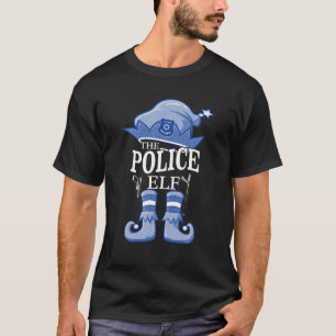 Die Polizei Elf Matching Group Familie Weihnachtsg T-Shirt